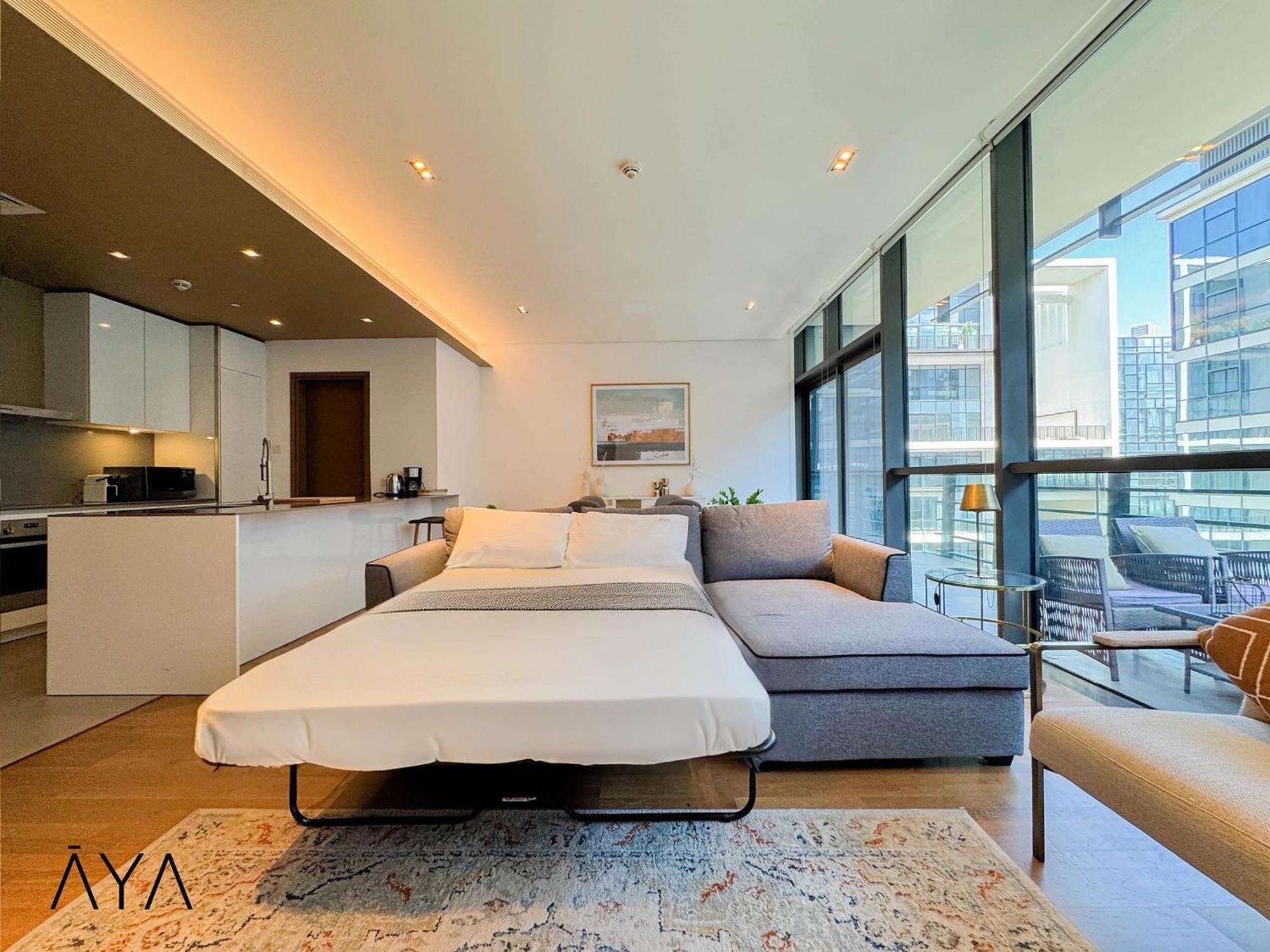 Apartment Luxury With Pool, Patio & Gym In Walk Dubai