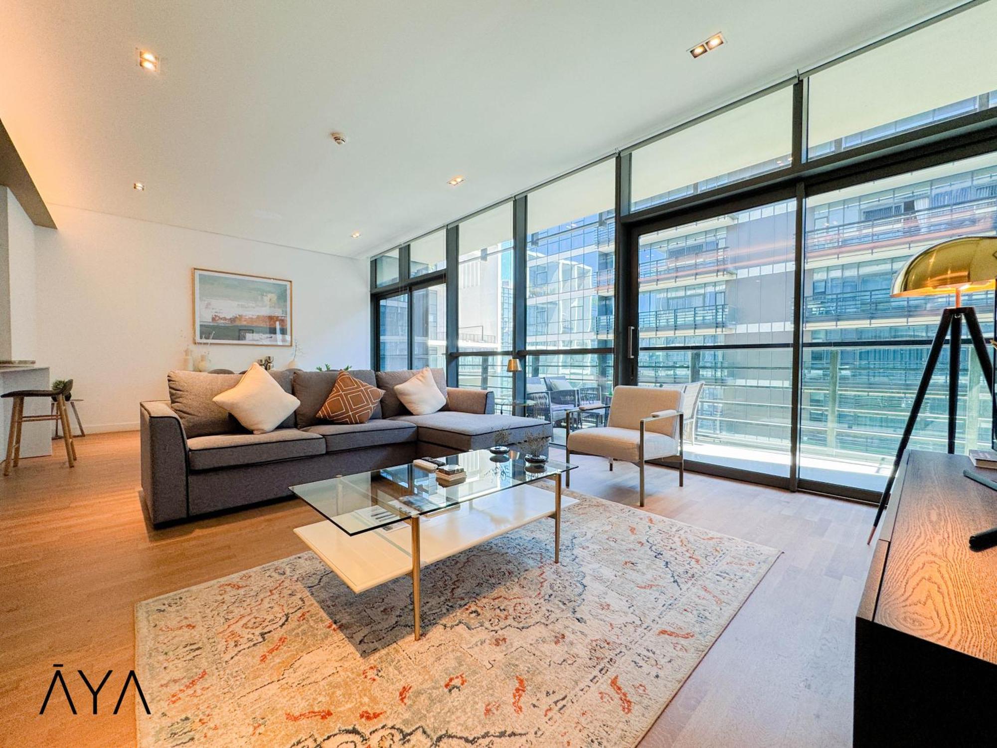 Apartment Luxury With Pool, Patio & Gym In Walk *