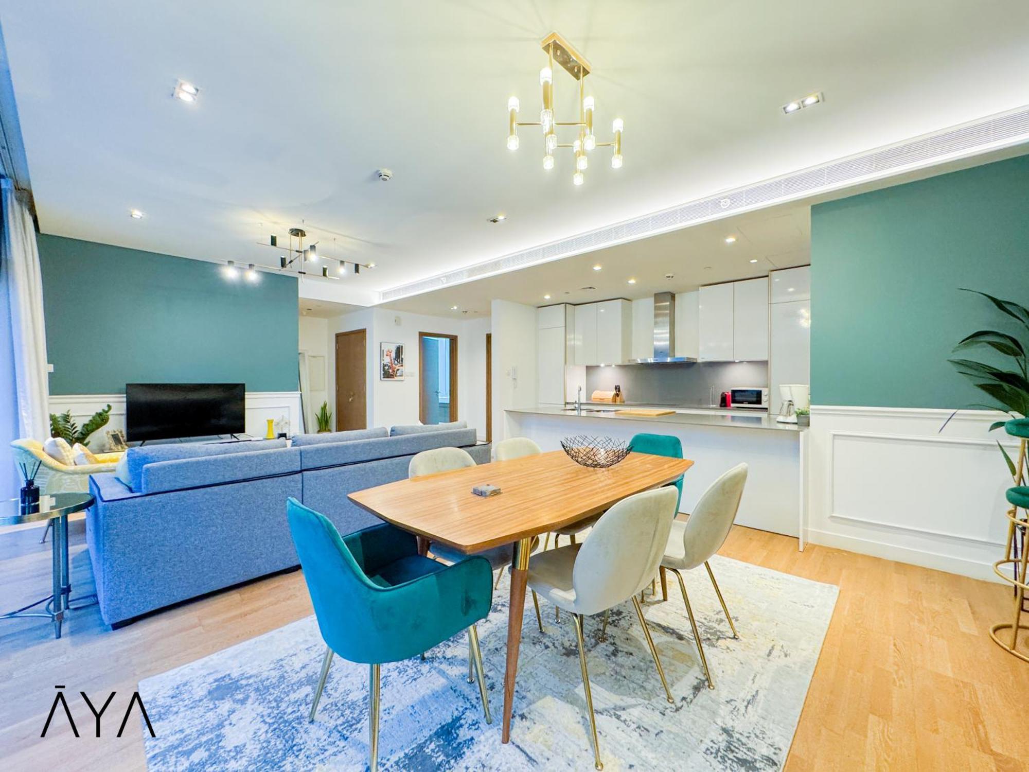 Apartment Luxury With Pool, Patio & Gym In Walk *